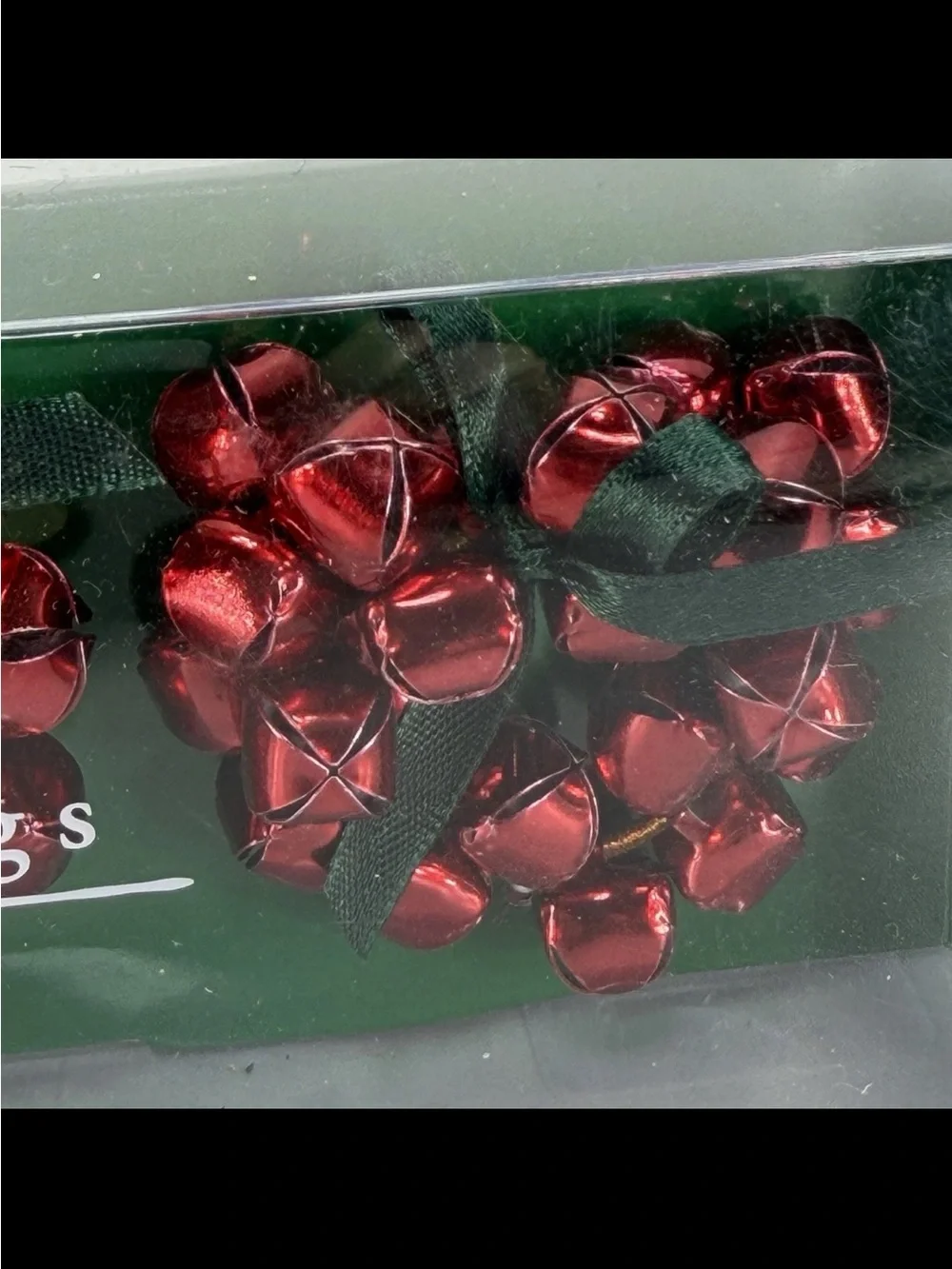 Pier 1 Red Jingle Bell Napkin Rings - Set of 6